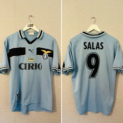 Lazio home football shirt 1998/2000 Salas Large