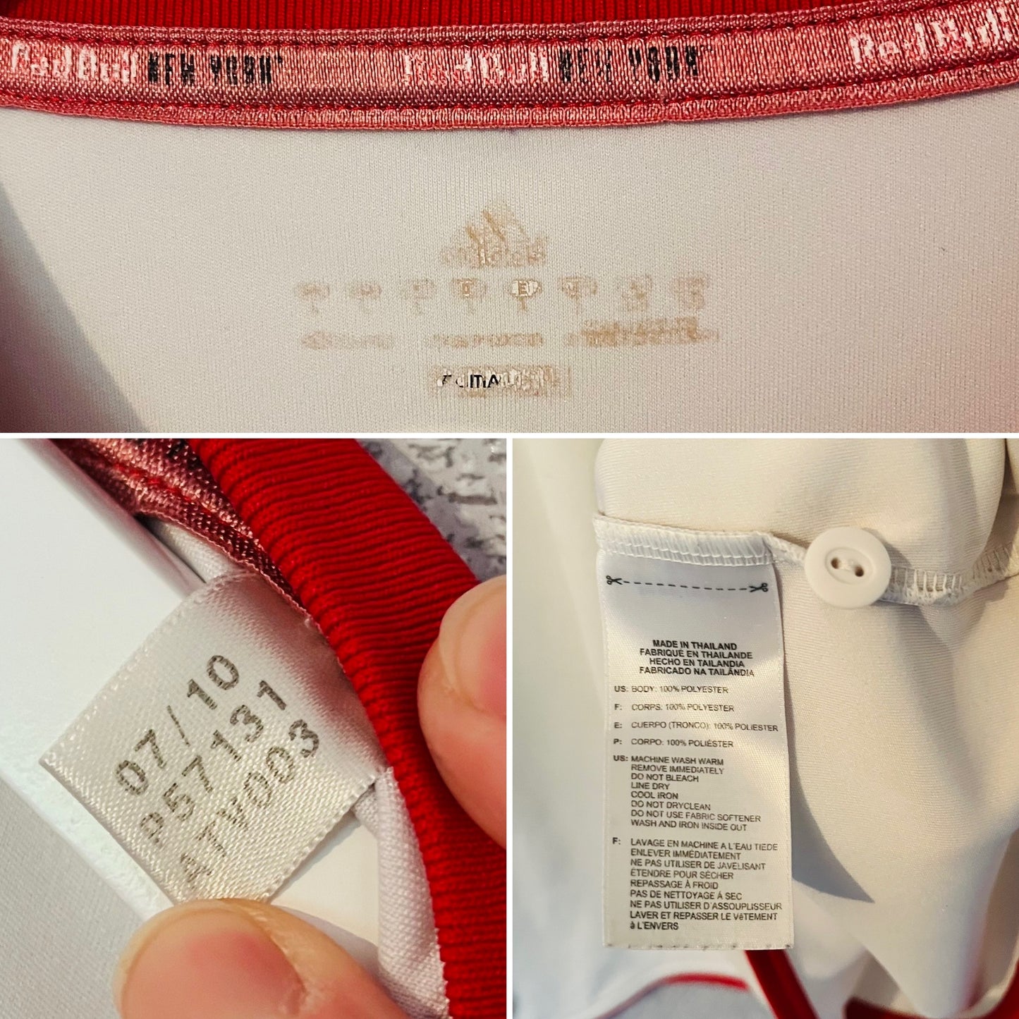 New York Red Bulls home football shirt 2010/11 Marquez Large