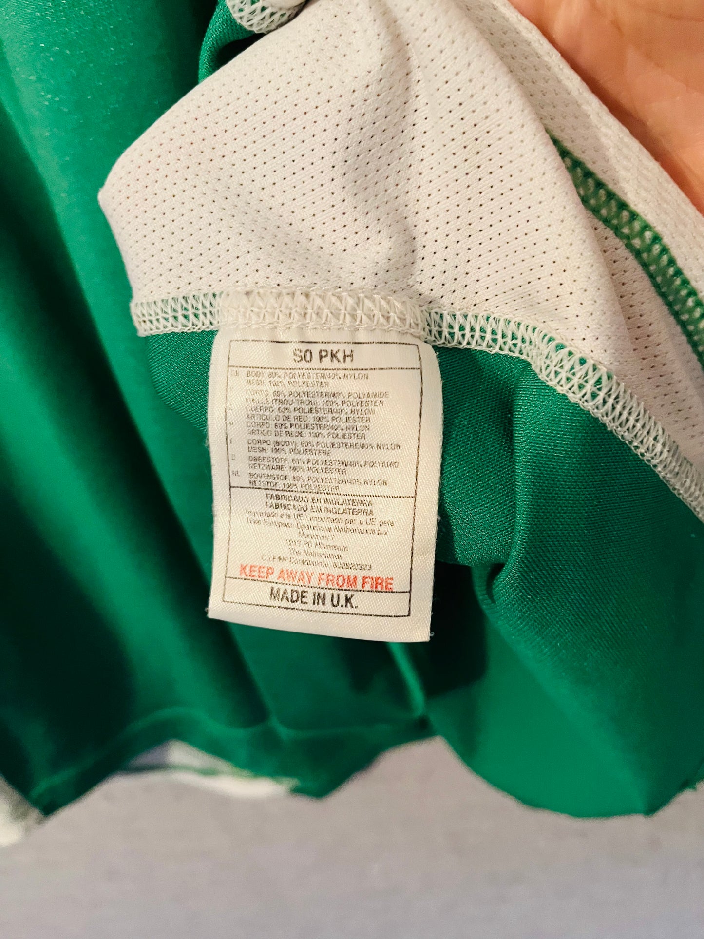 Nigeria home football shirt 2000/02 Okocha XL