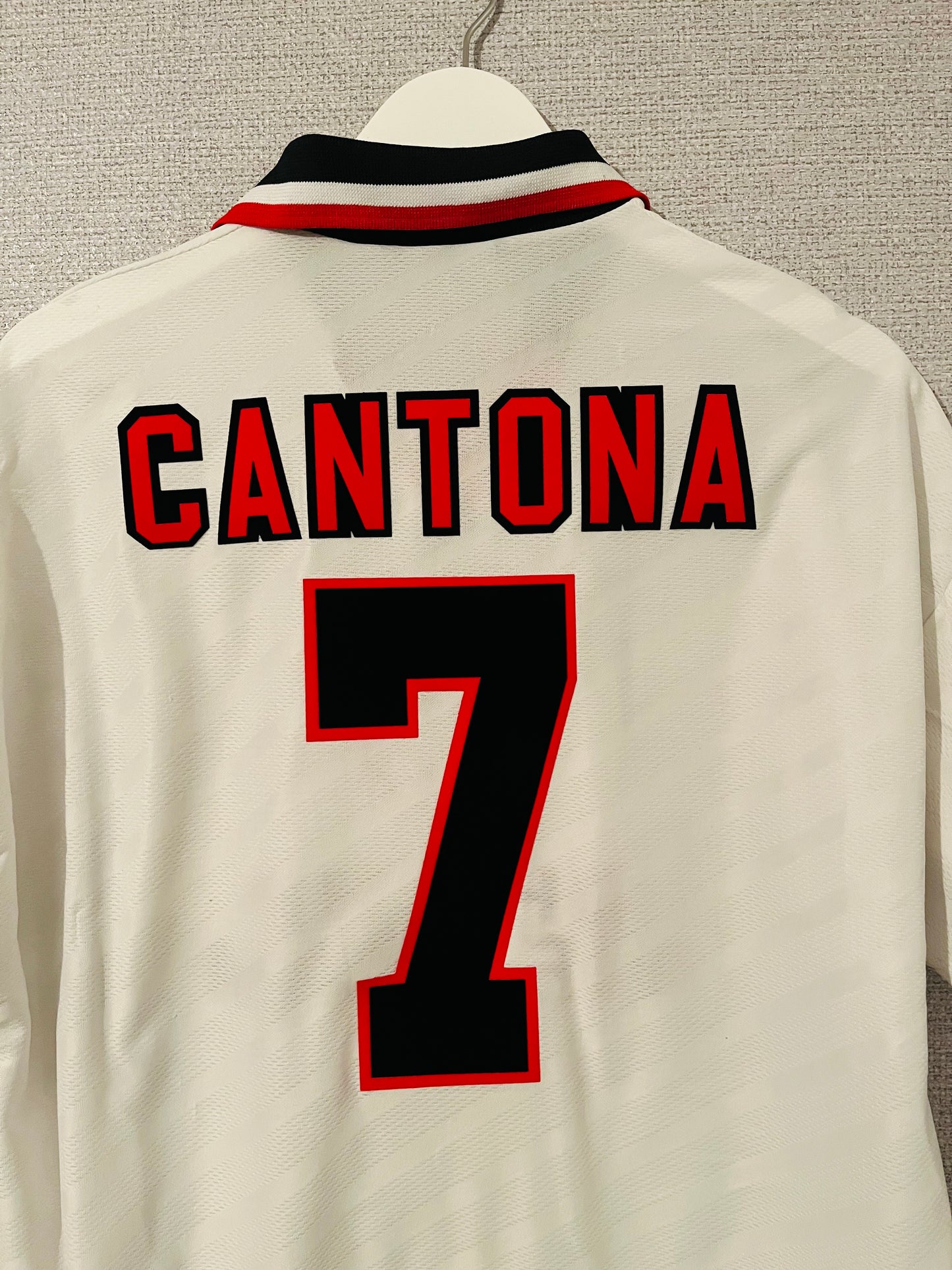 Manchester United away football shirt 1996/97 Cantona Large