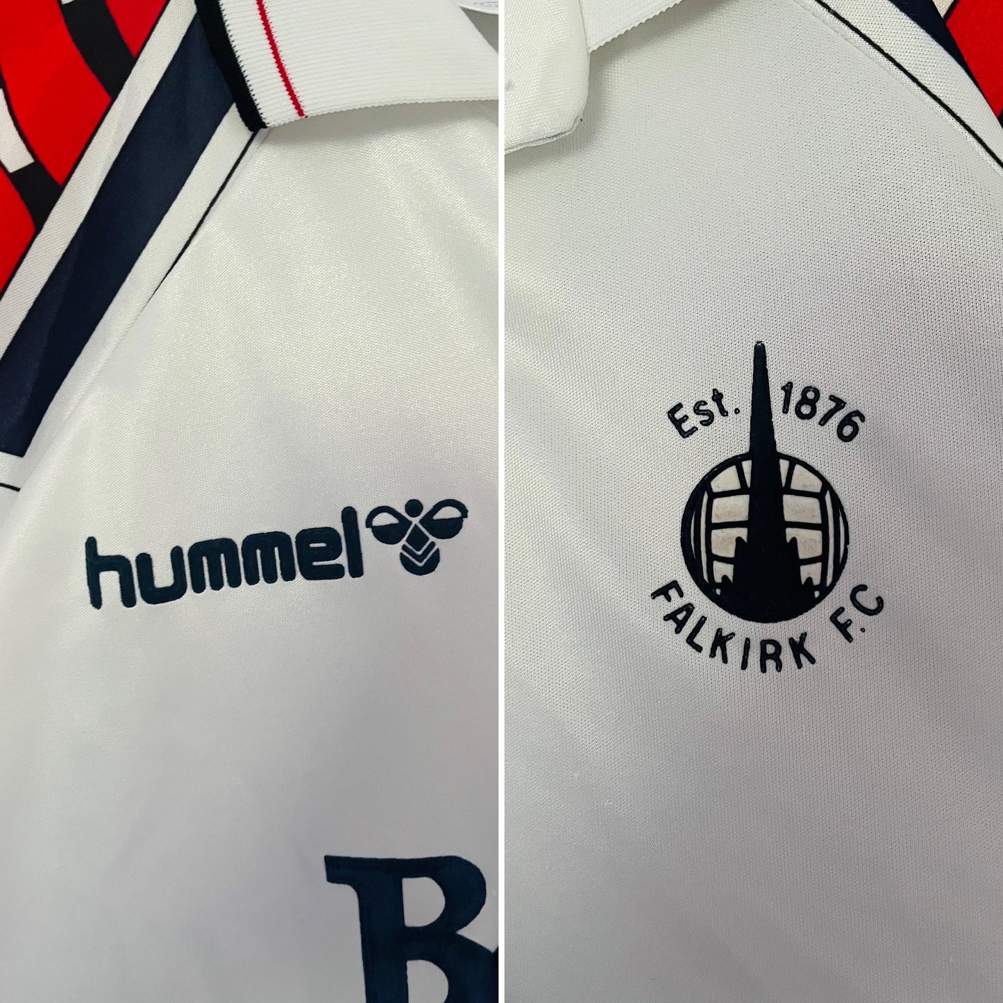Falkirk away football shirt 1991/94 XL