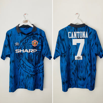 Manchester United away football shirt 1992/93 Cantona Large