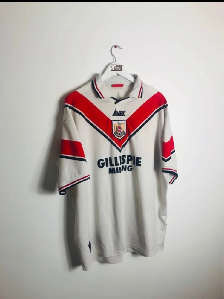 Airdrieonians home football shirt 1997/99 XXL