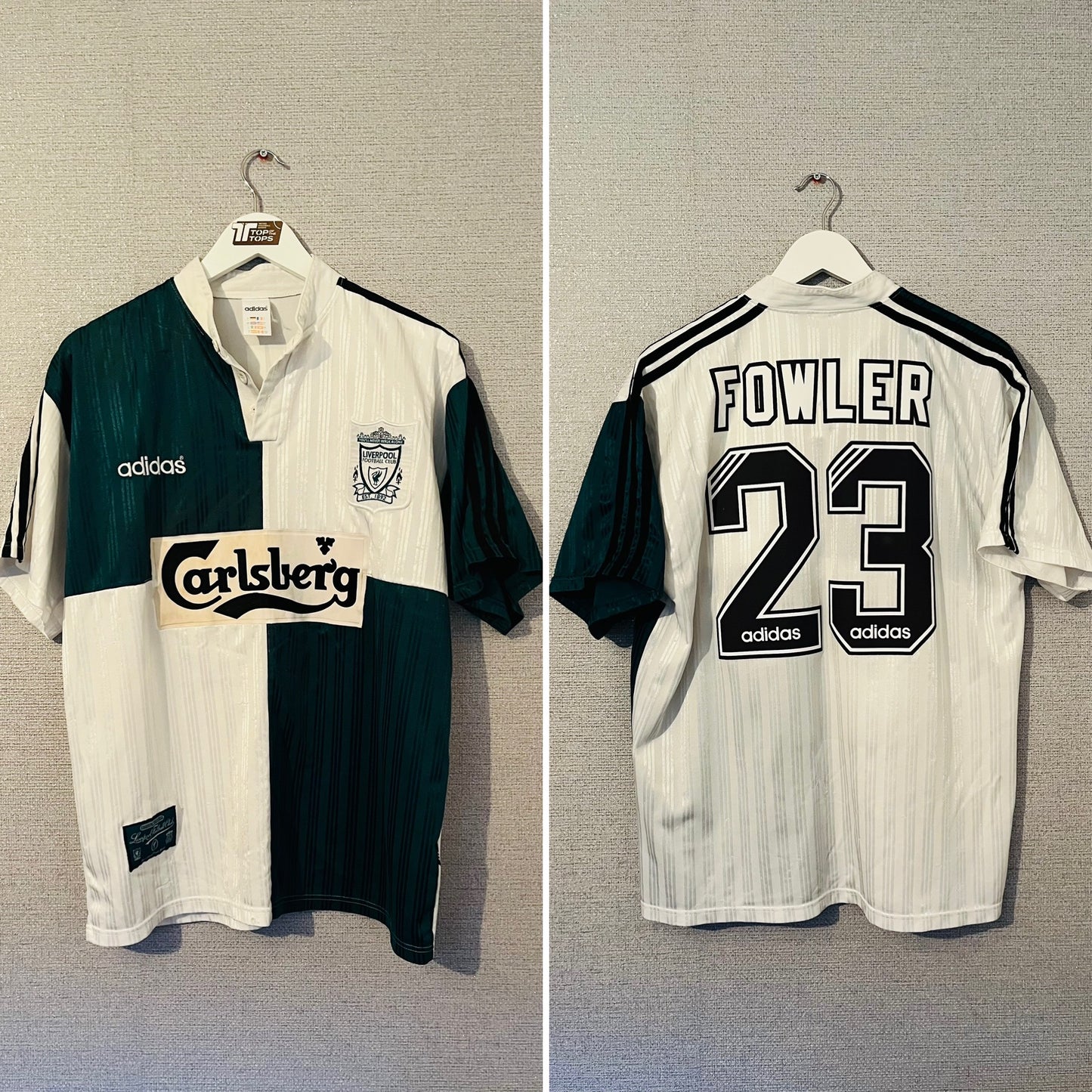 Liverpool away football shirt
1995/96 Fowler Large