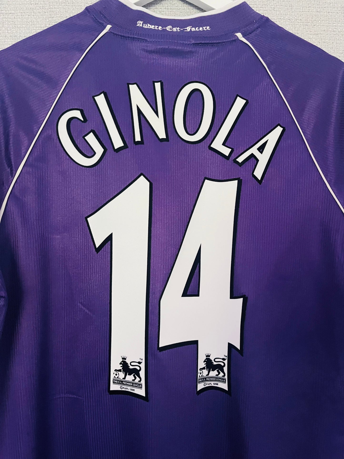 Tottenham Hotspur away football shirt 1998/99 Ginola Medium