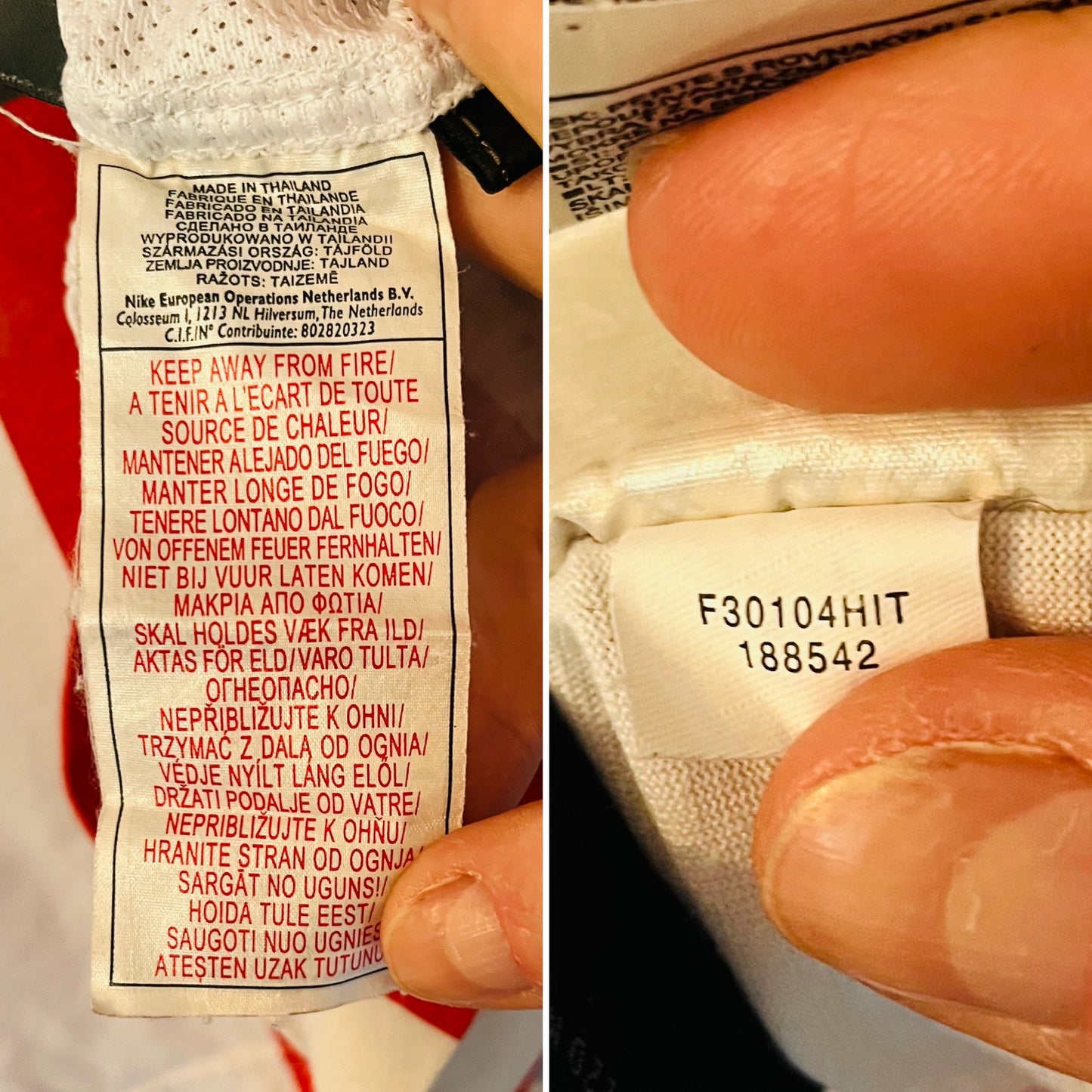 Atletico Madrid home centenary football shirt 2003/04 Torres Large