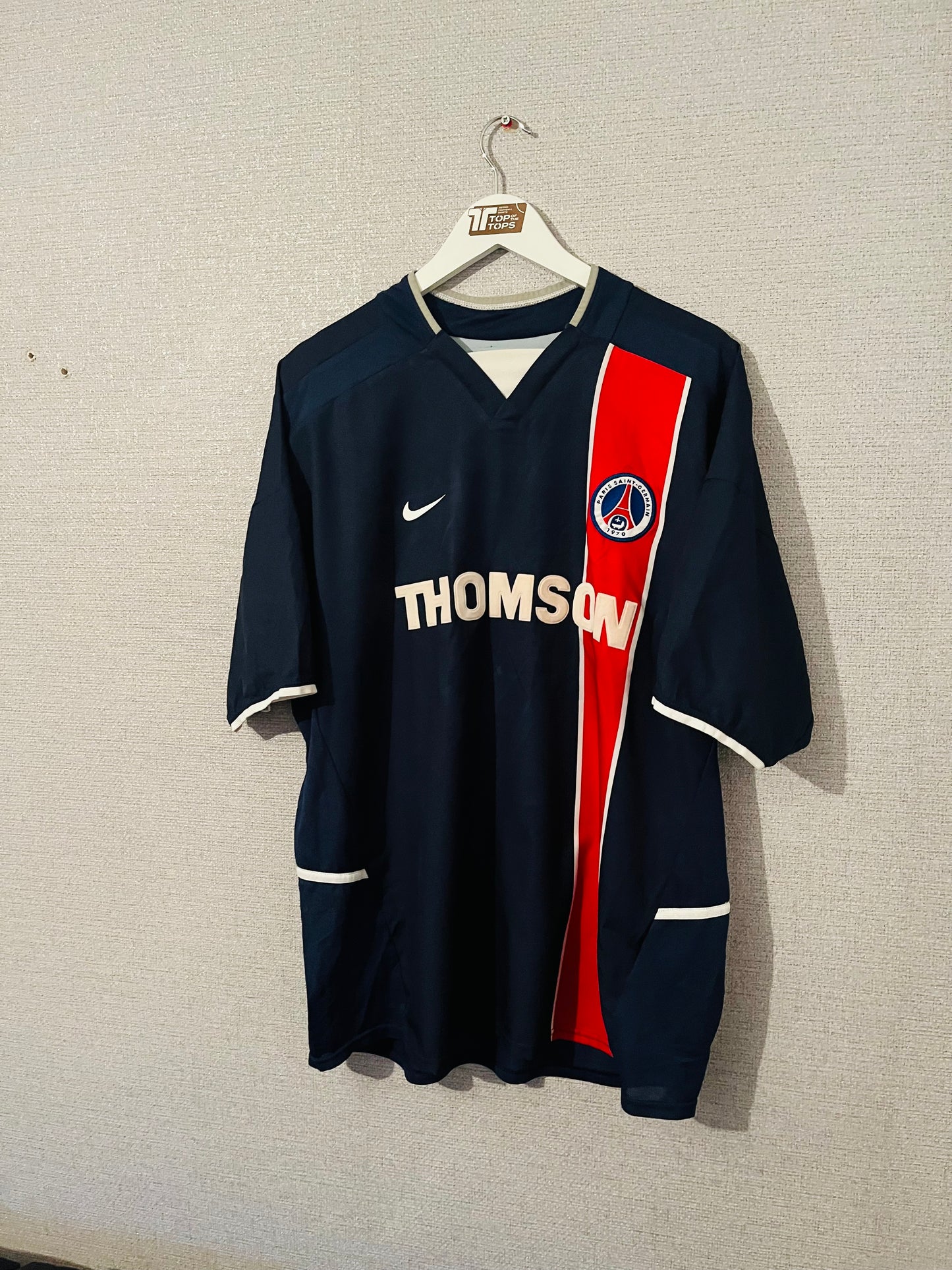 PSG home football shirt 2002/03 Ronaldinho XL