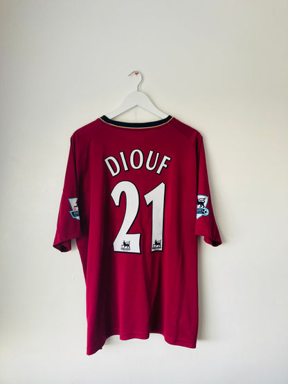 Bolton Wanderers away football shirt
2006/07 Diouf XL