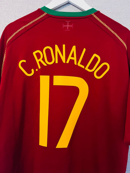 Portugal home football shirt W/C 2006 Ronaldo XXL