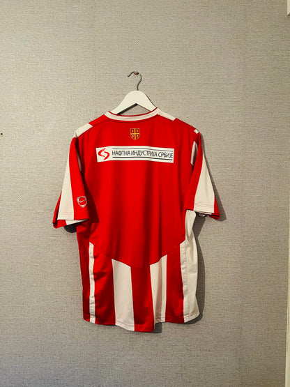 Red Star Belgrade home football shirt 2007/08 Large