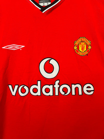 Manchester United home football shirt 200/01 Keane XL