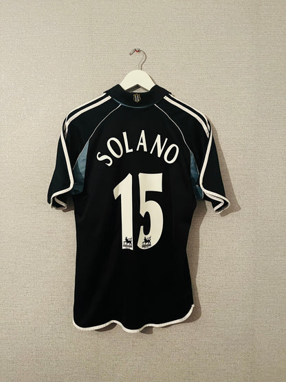 Newcastle United away football shirt 2000/01 Solano Medium