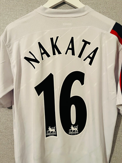 Bolton Wanderers home football shirt 2005/07 Nakata Medium