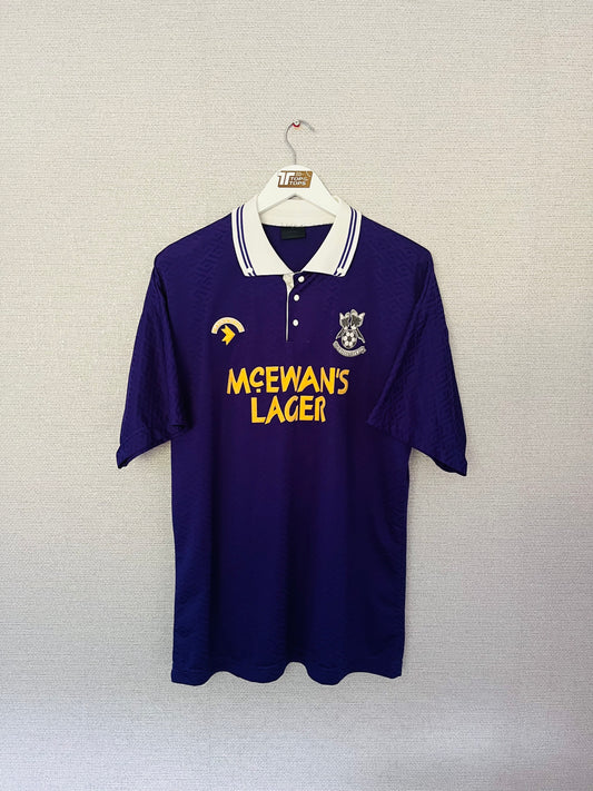 Notts County away football shirt 1991/93 Large