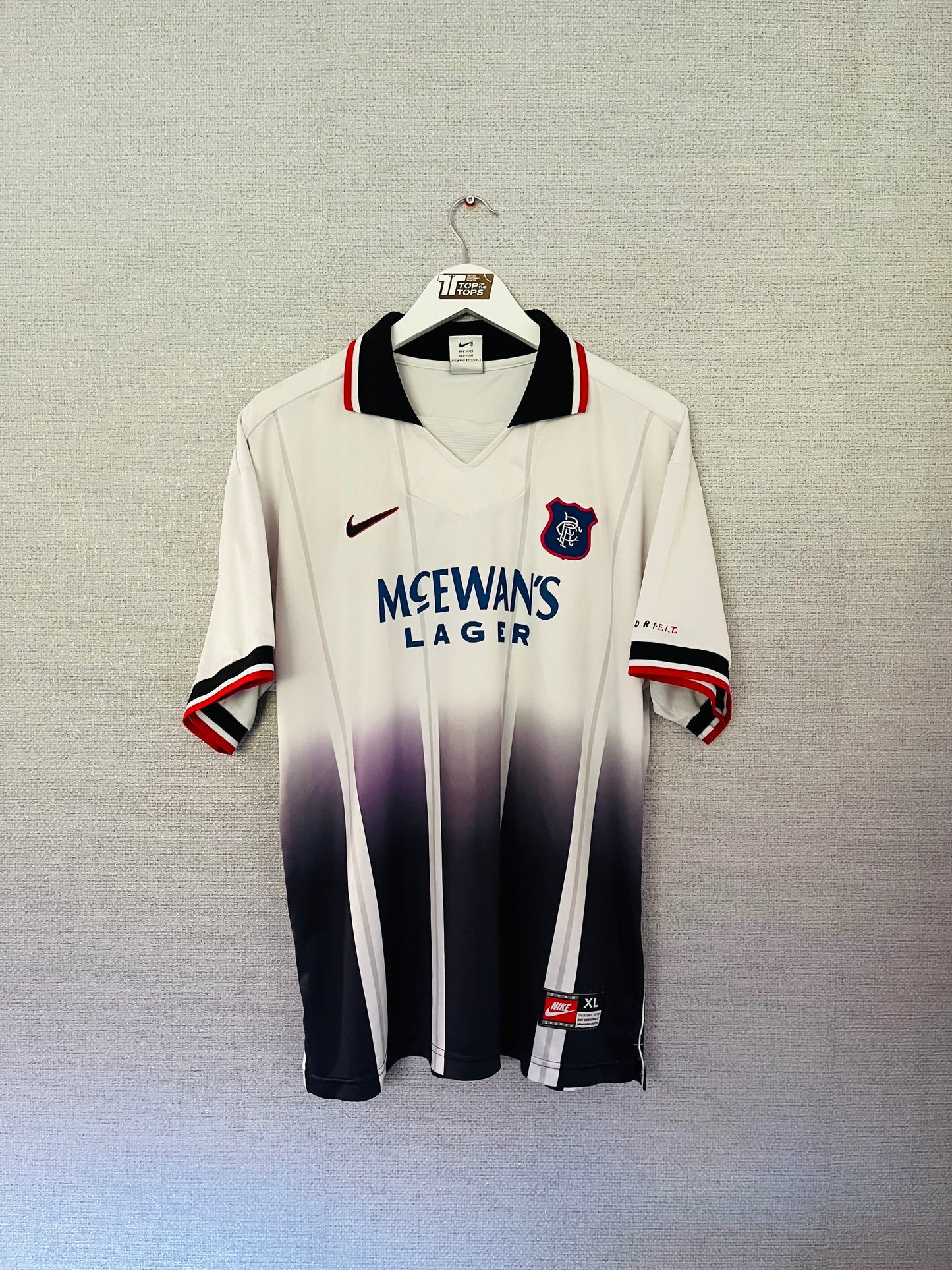 Glasgow Rangers away football shirt 1997/97 XL