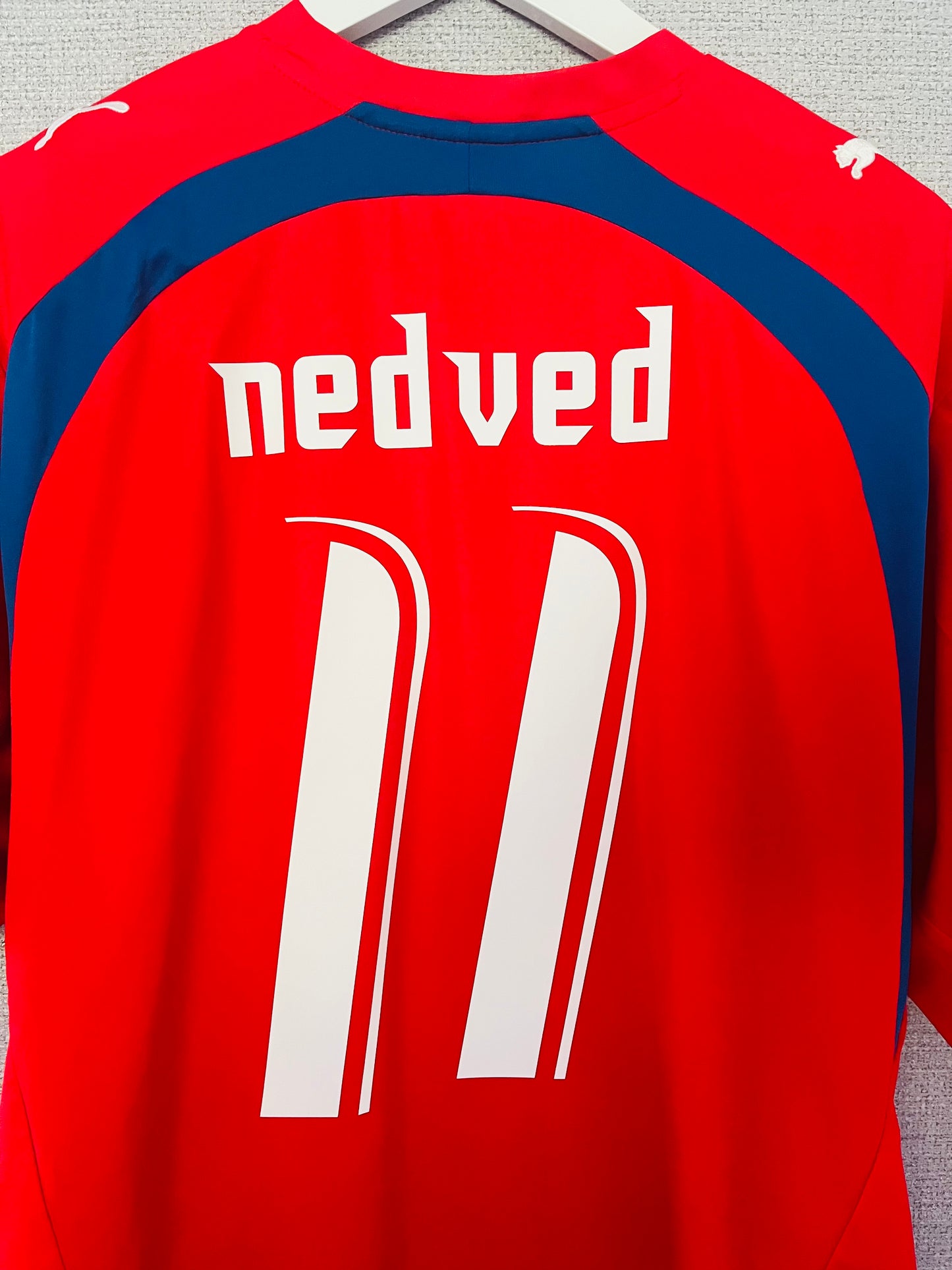 Czech Republic home football shirt W/C 2006 Nedved XL