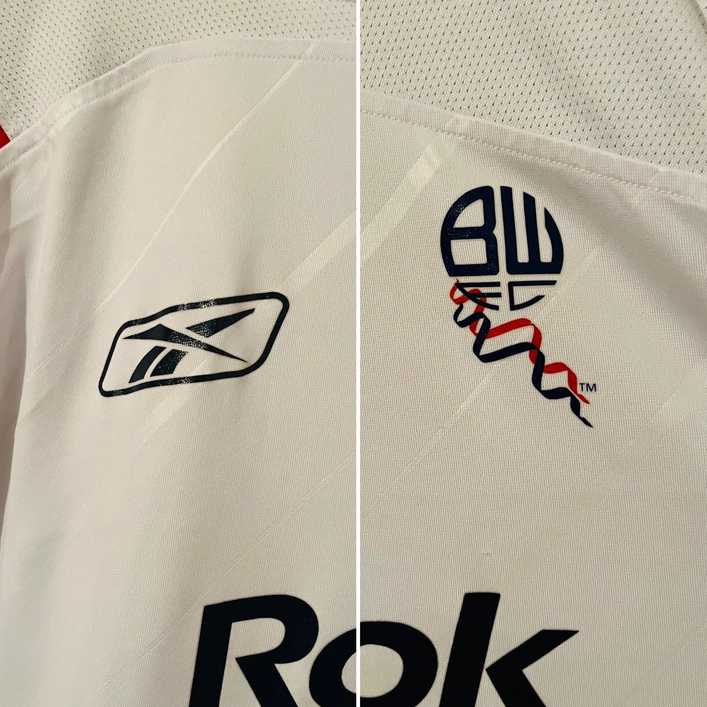 Bolton Wanderers home football shirt 2005/07 Nakata Medium
