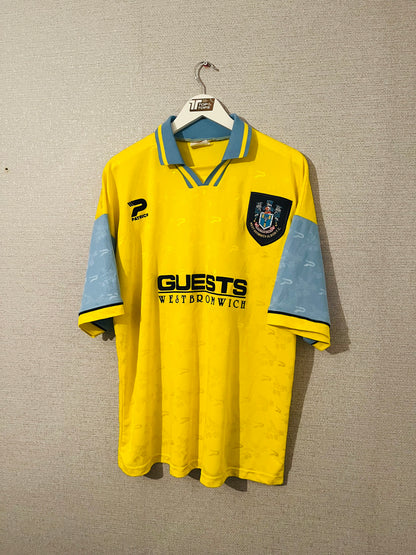 West Bromwich Albion WBA away football shirt 1995/97 XL