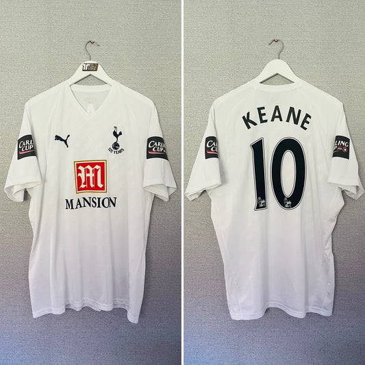 Tottenham Hotspur home football shirt 2007/08 Keane XL
