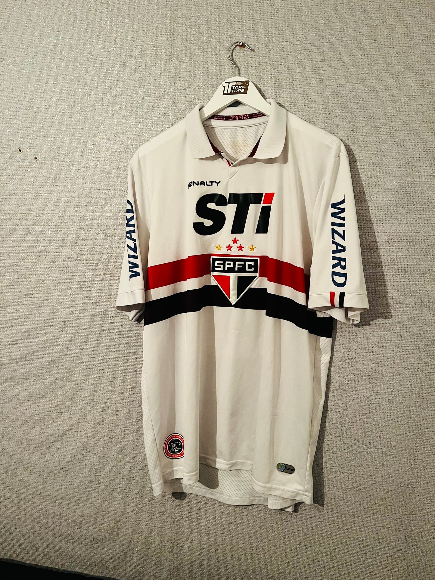 São Paulo home football shirt 2013/14 Fabiano XXL