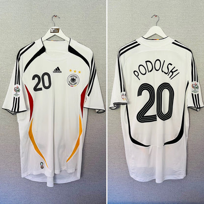 Germany home football shirt
W/C 2006 Podolski XL
