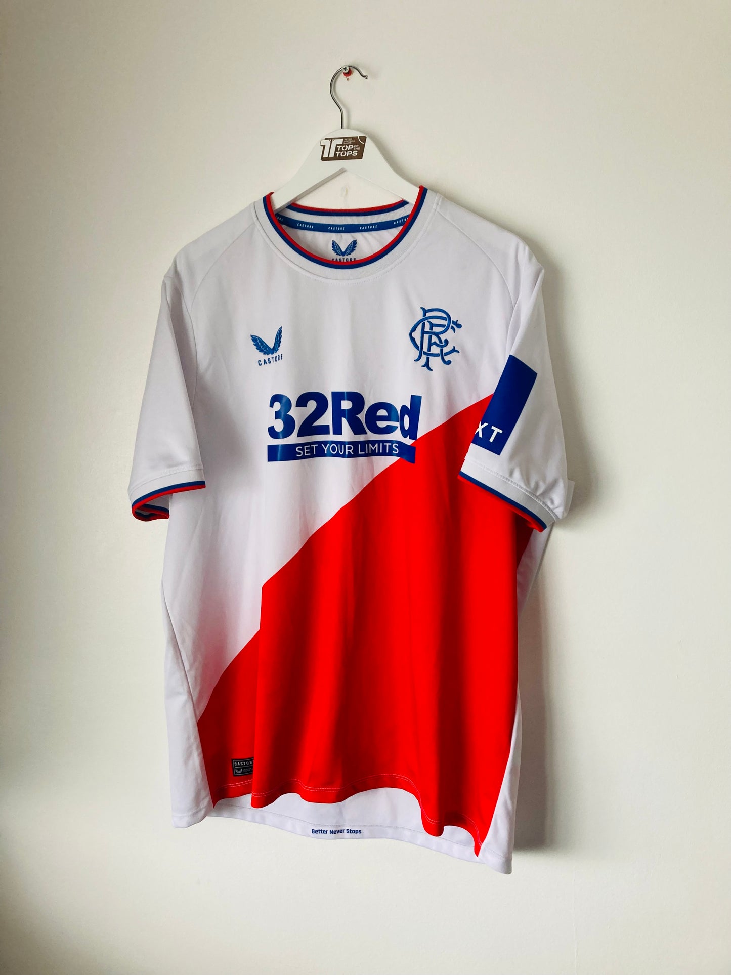 Glasgow Rangers away football shirt
2022/23 XXXL