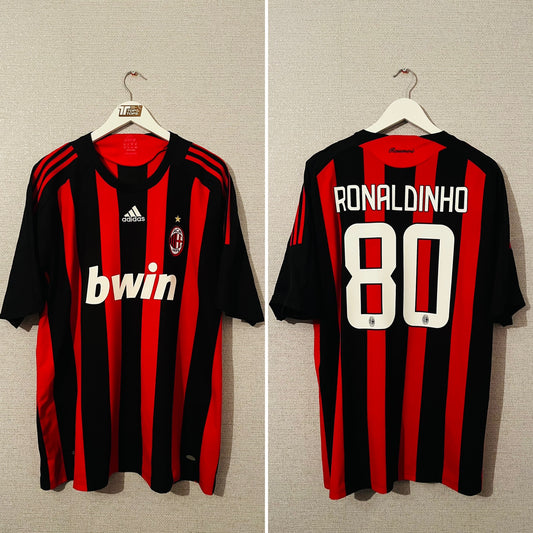 AC Milan home football shirt 2008/09 Ronaldinho XXL