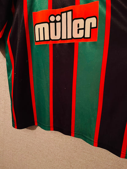 Aston Villa away football shirt 1993/95 McGrath Medium