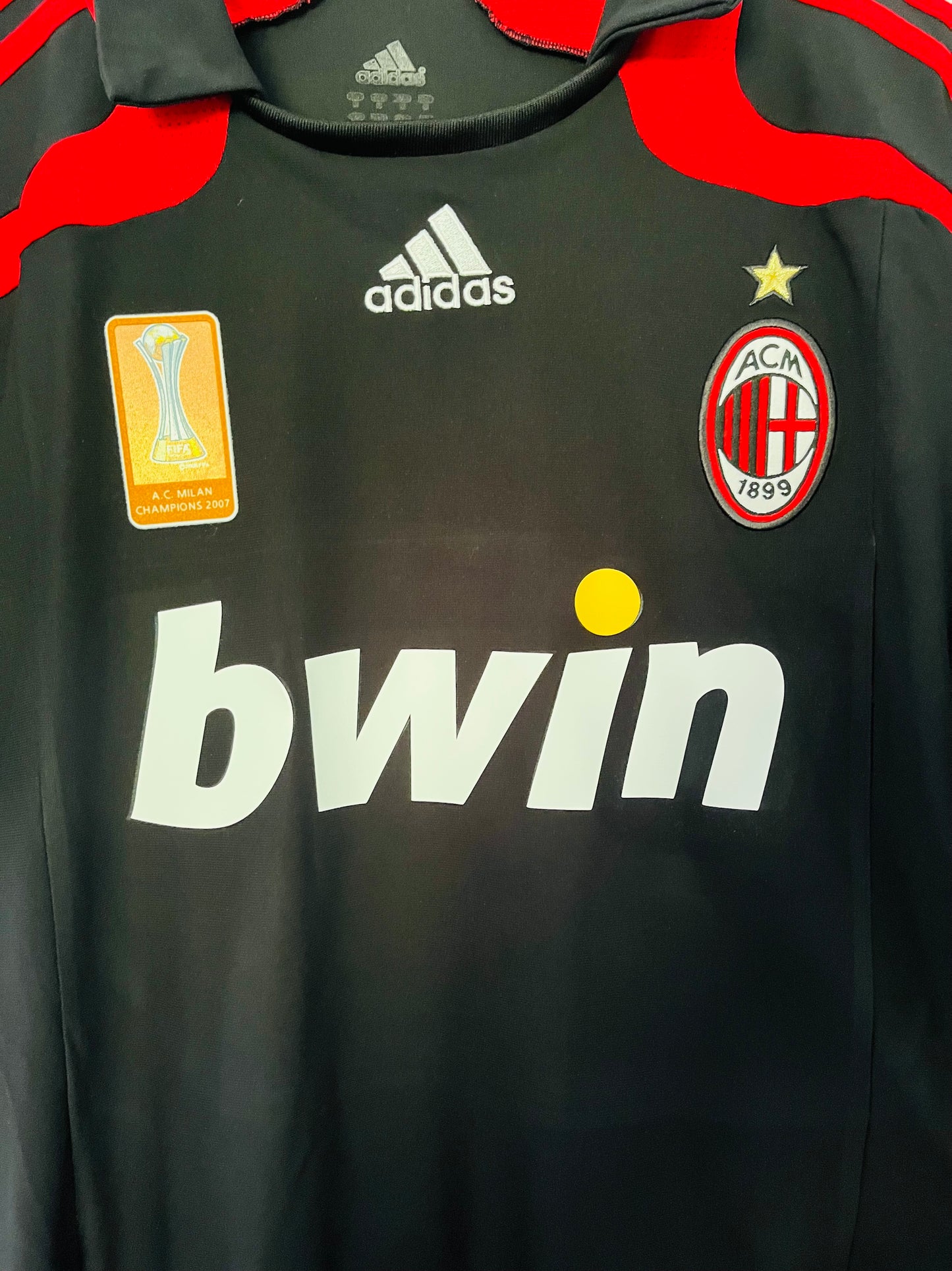 AC Milan third football shirt 2007/08 Maldini Medium