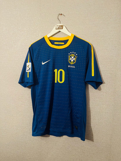 Brazil away football shirt W/C 2010 Kaka Medium