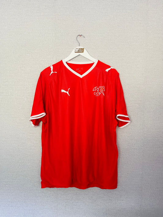 Switzerland home football shirt 2008/10 XL