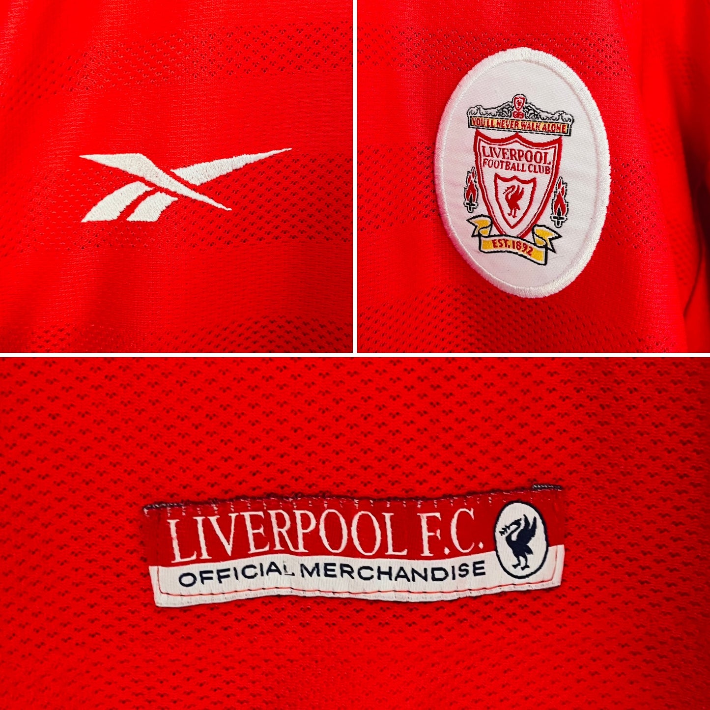 Liverpool home football shirt 1998/2000 Fowler XL