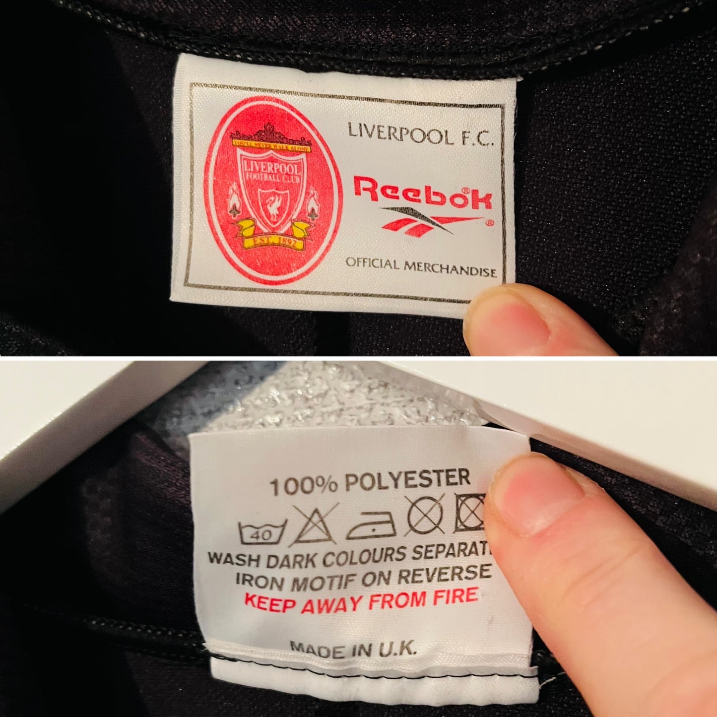 Liverpool goalkeeper football shirt 1997/98 Friedel Medium