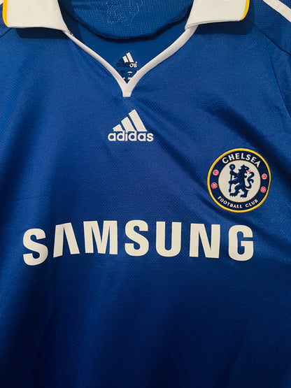Chelsea home football shirt 2008/09 Drogba XL