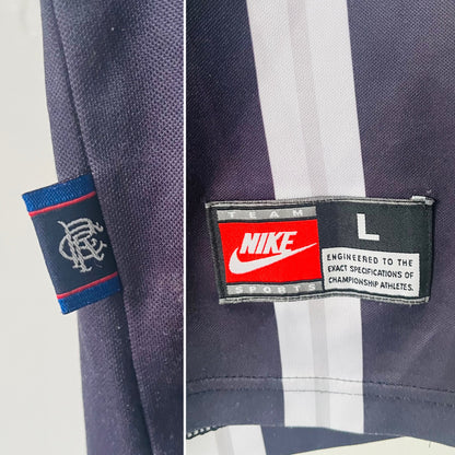 Glasgow Rangers away football shirt 1997/98 Large Gazza