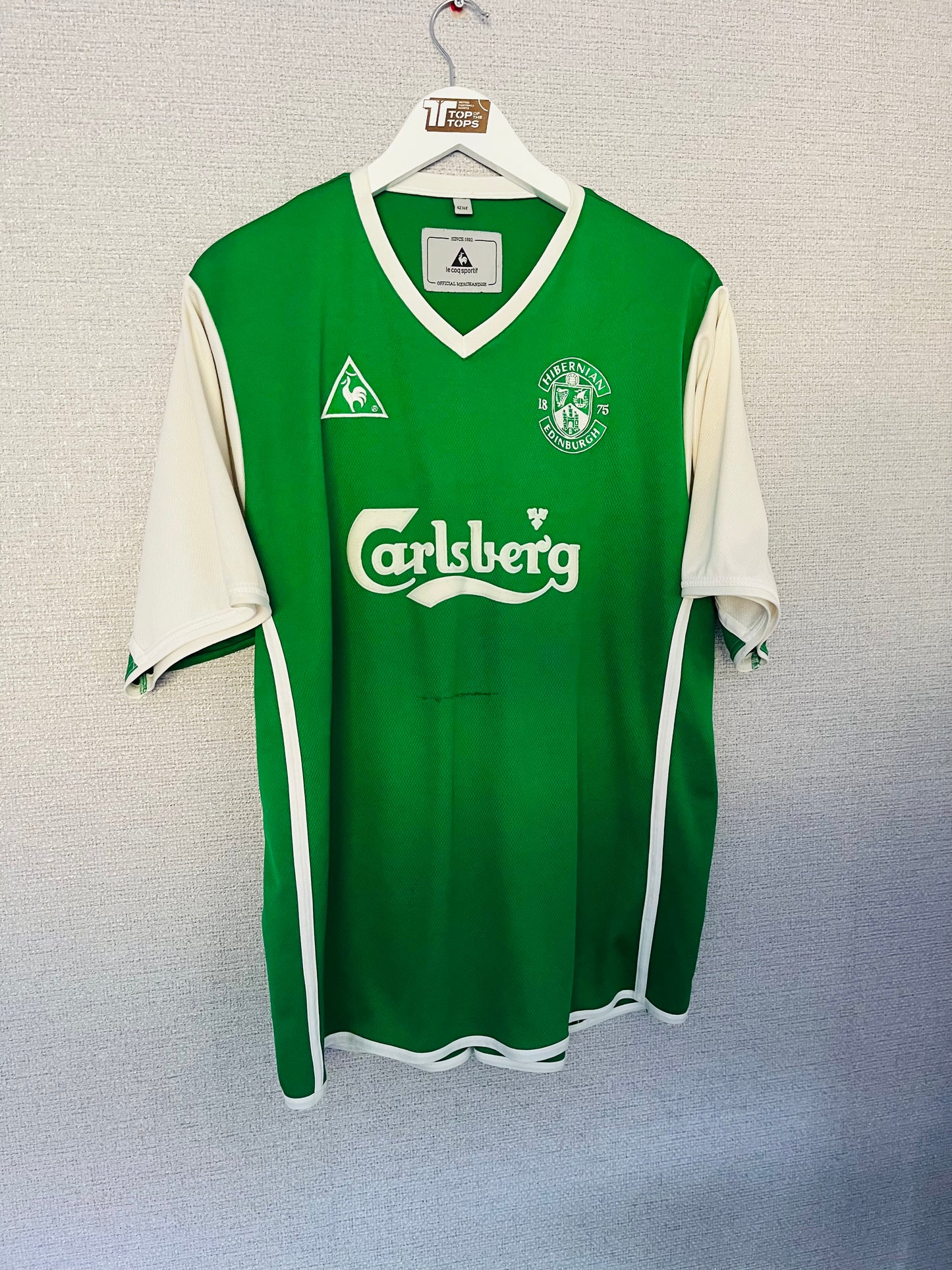 Hibernian home football shirt 2002/03 Large