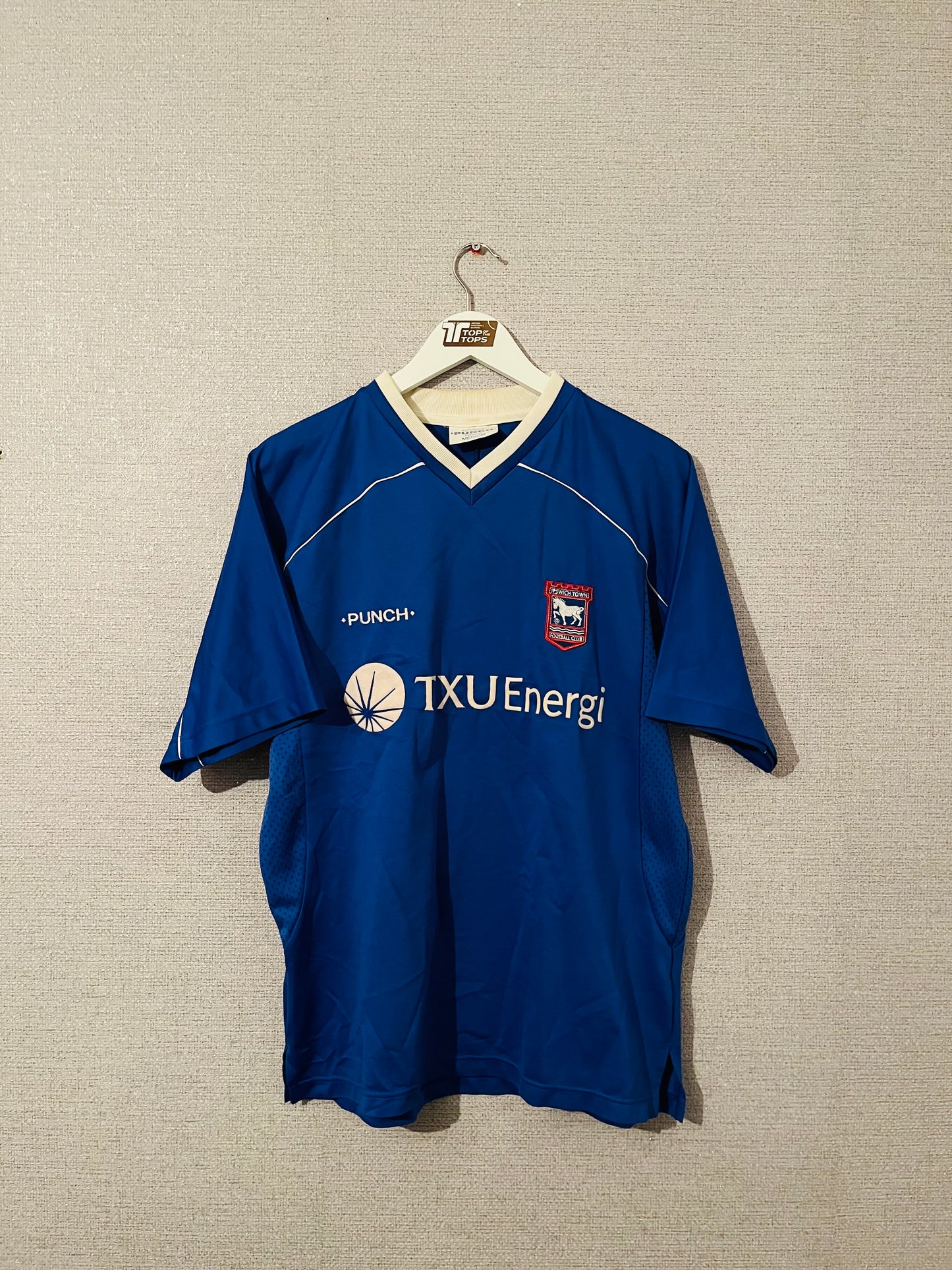Ipswich Town home football shirt 2001/03 Medium
