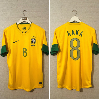 Brazil home football shirt 2012/13 Kaka medium