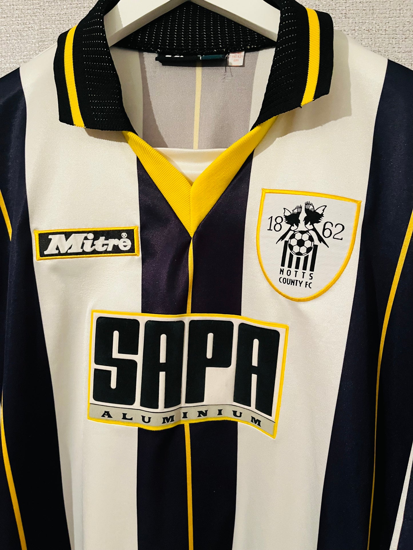 Notts County home football shirt 1996/97 XXL