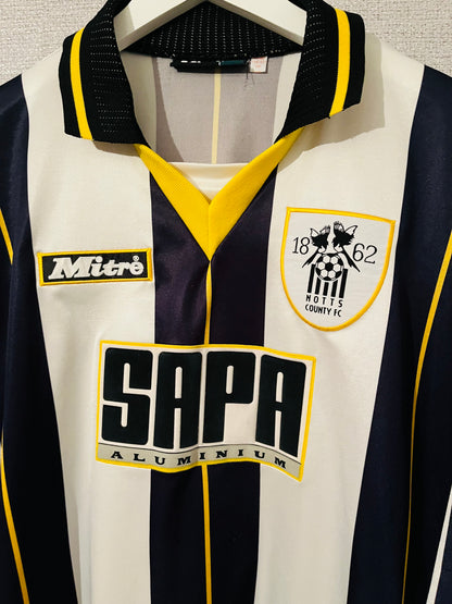 Notts County home football shirt 1996/97 XXL
