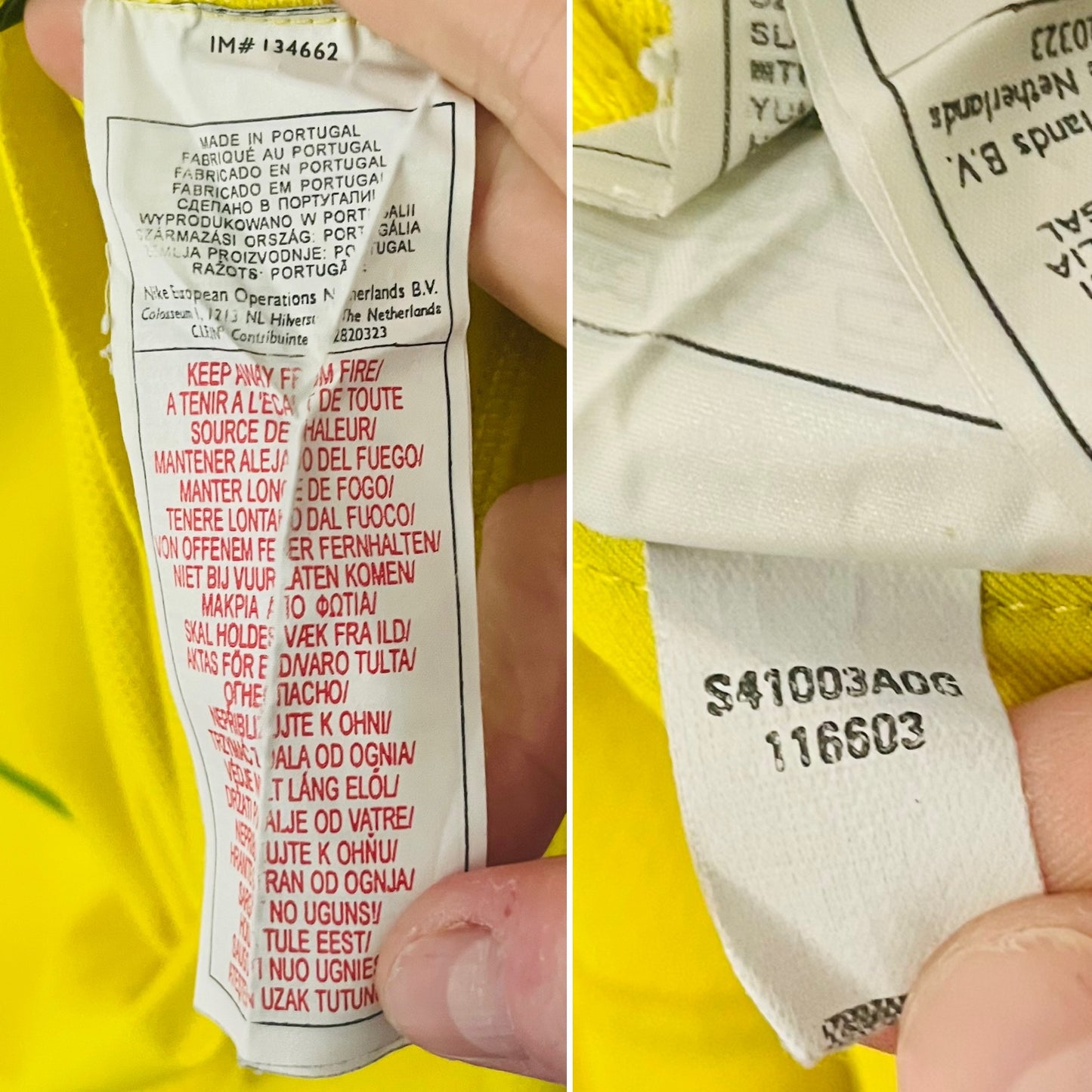 Brazil home football shirt 2004/06 Ronaldo XL