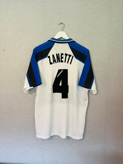 Inter Milan away football shirt 1996/97 Zanetti XL
