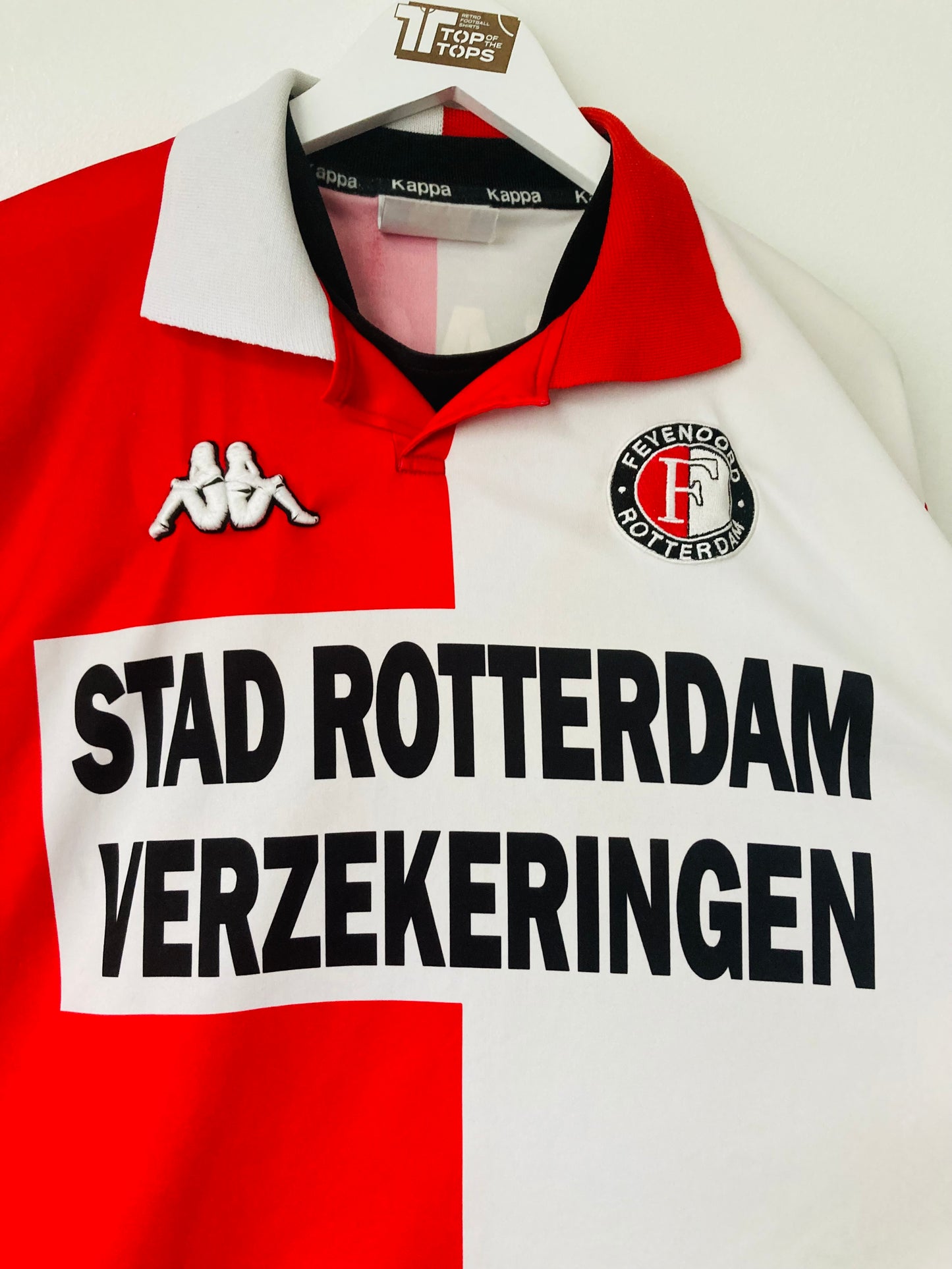 Feyenoord home football shirt 2000/01 Tomasson XL