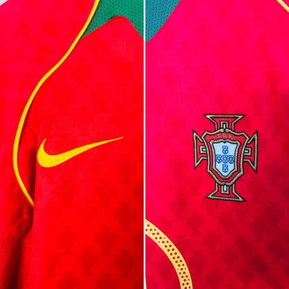 Portugal home football shirt Euro 2004 Rui Costa XL