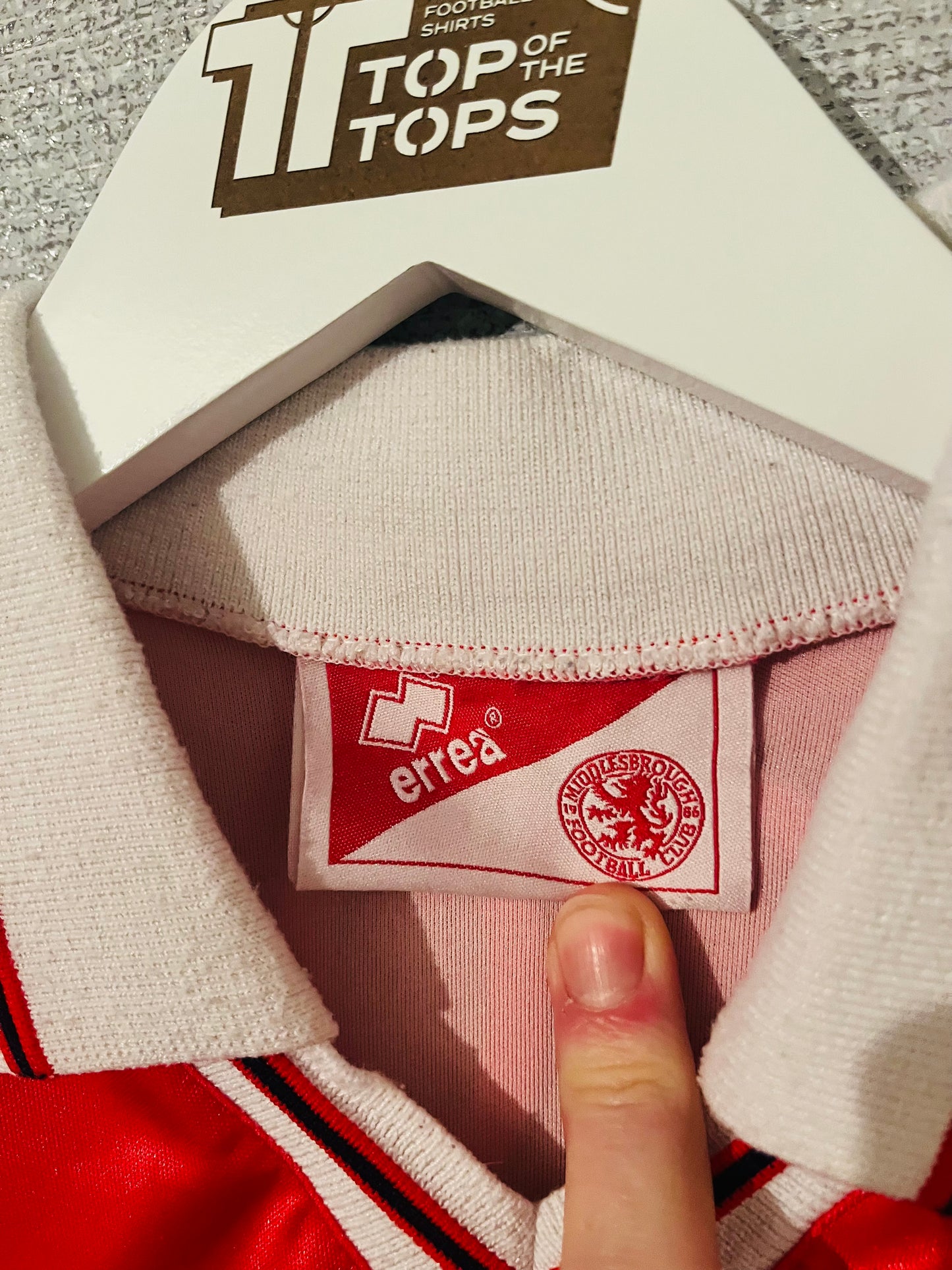 Middlesbrough home football shirt 1998/99 Gazza Large