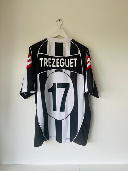 Juventus home football shirt 2002/03 Trezeguet XXL