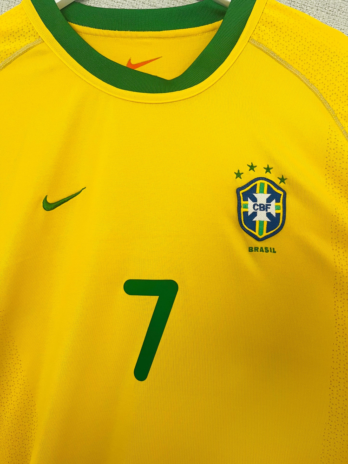 Brazil home football shirt 2000/02 Ronaldinho XXL