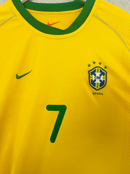 Brazil home football shirt 2000/02 Ronaldinho XXL