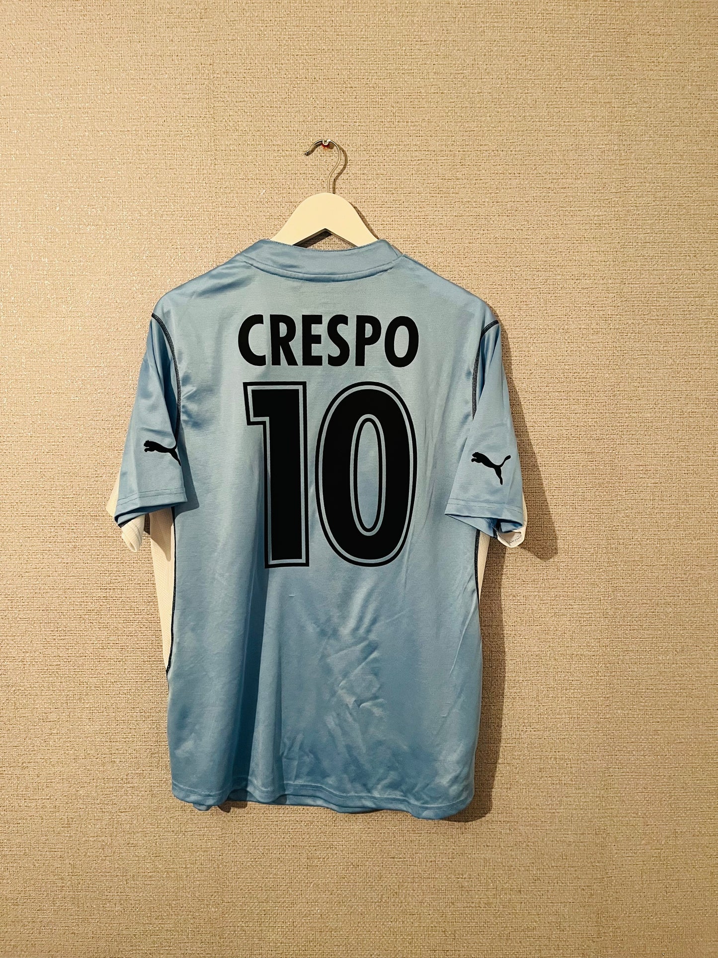 Lazio home football shirt 2001/02 Crespo Large