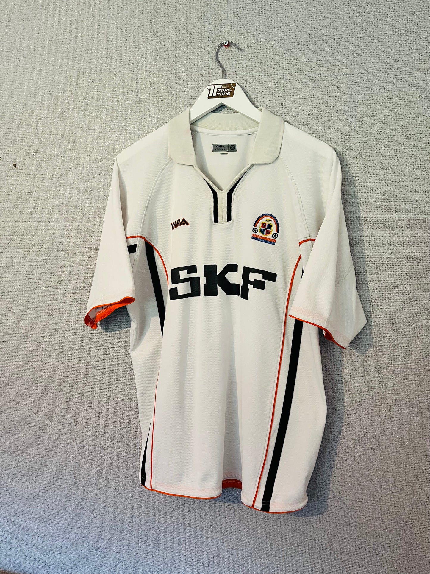 Luton Town home football shirt 2001/03 Large